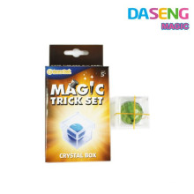 plastic magic trick crystal box and gorgeous ball